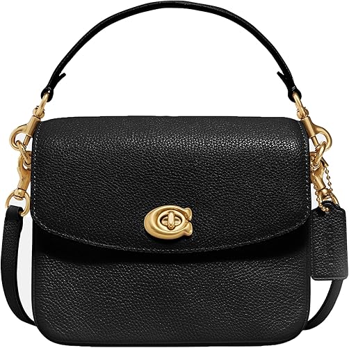 Coach Womens Polished Pebbled Leather Cassie Crossbody 19