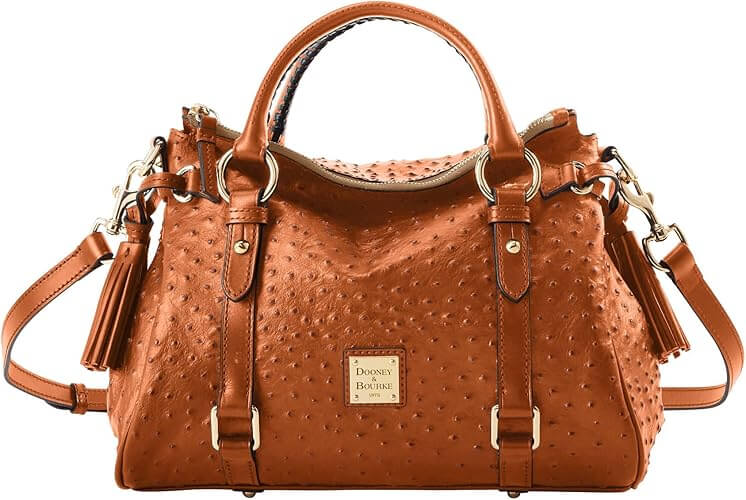 Dooney Bourke Handbag Ostrich Satchel