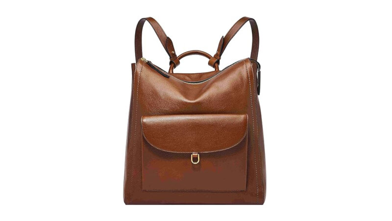 Fossil Women’s Parker Leather Convertible Large Backpack