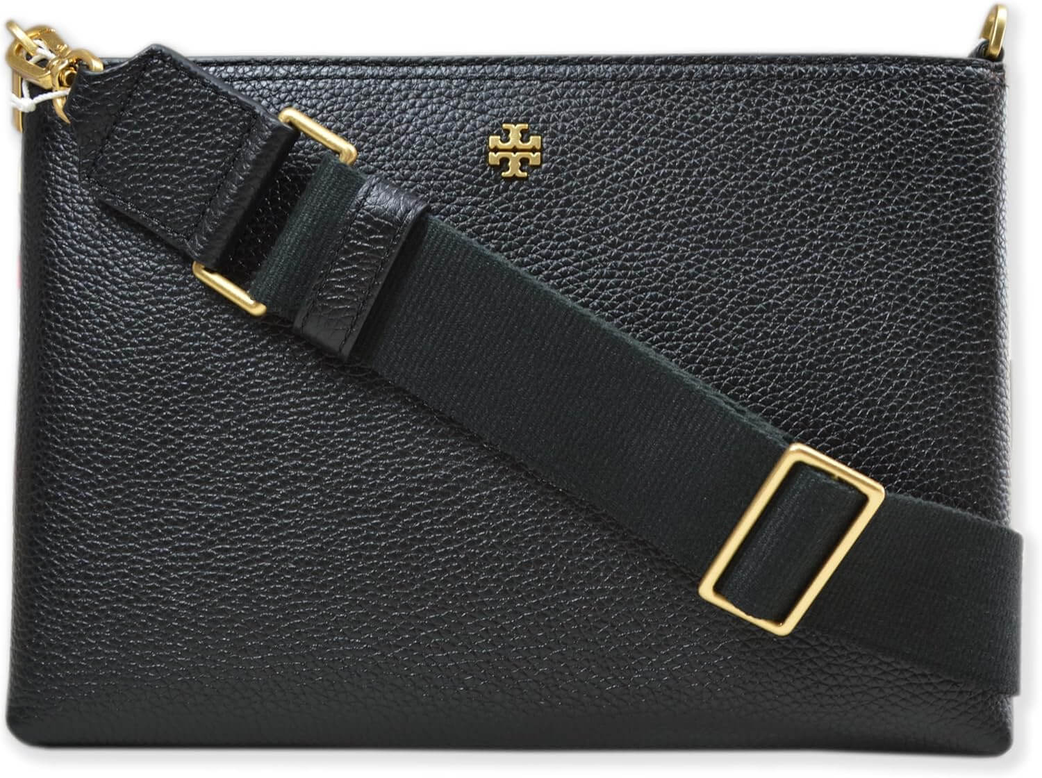 Tory Burch Womens 148314 Blake Swingpack Pebbled Leather Crossbody Shoulder Bag