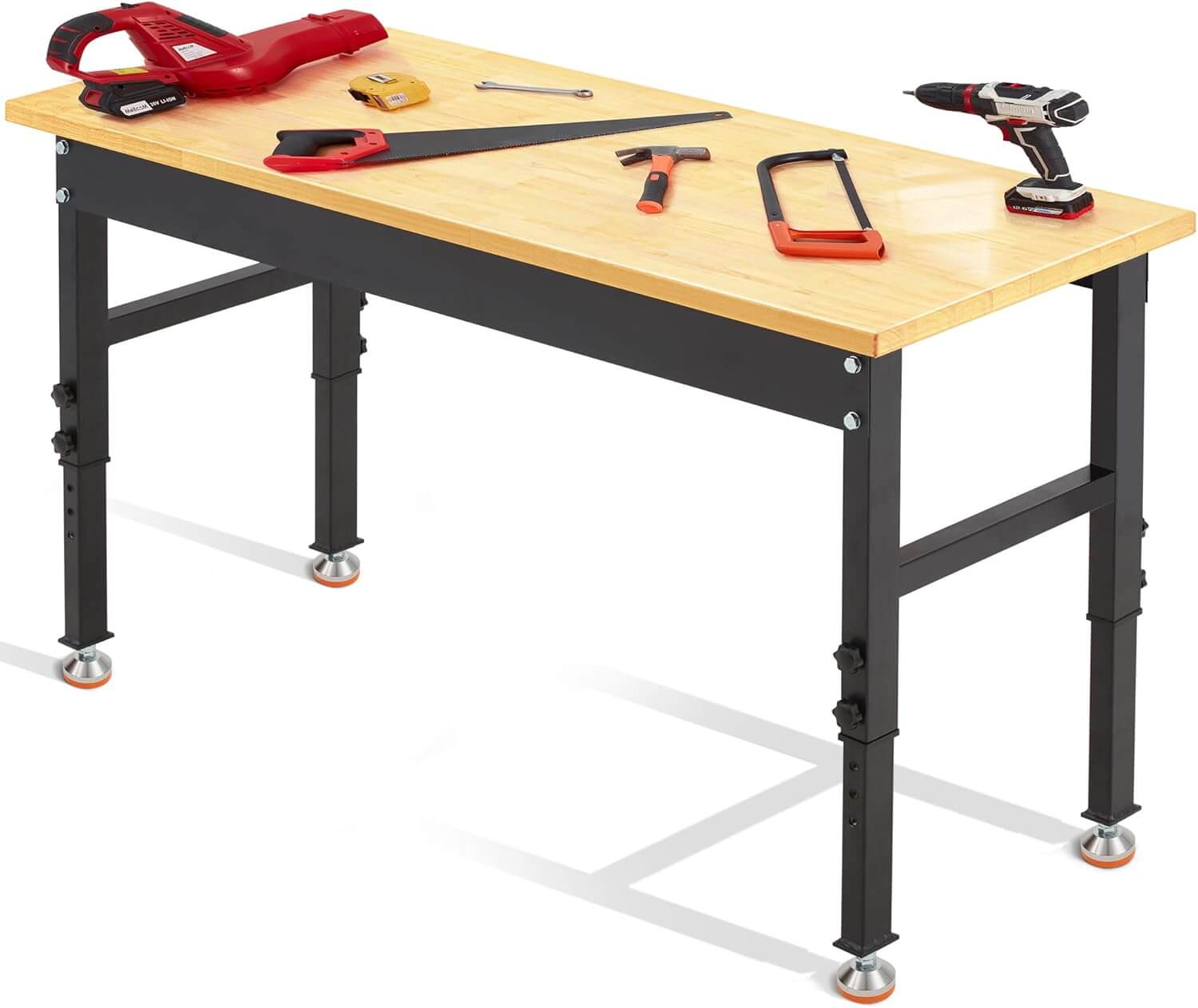 Top 5 Best Workbenches for Garage Antifir 60 by 24 inch Adjustable Workbench