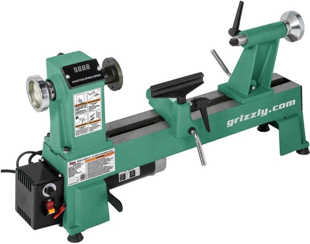 Top 5 Best Wood Lathes for Beginners Grizzly Industrial T25920 Variable Speed Benchtop Wood Lathe