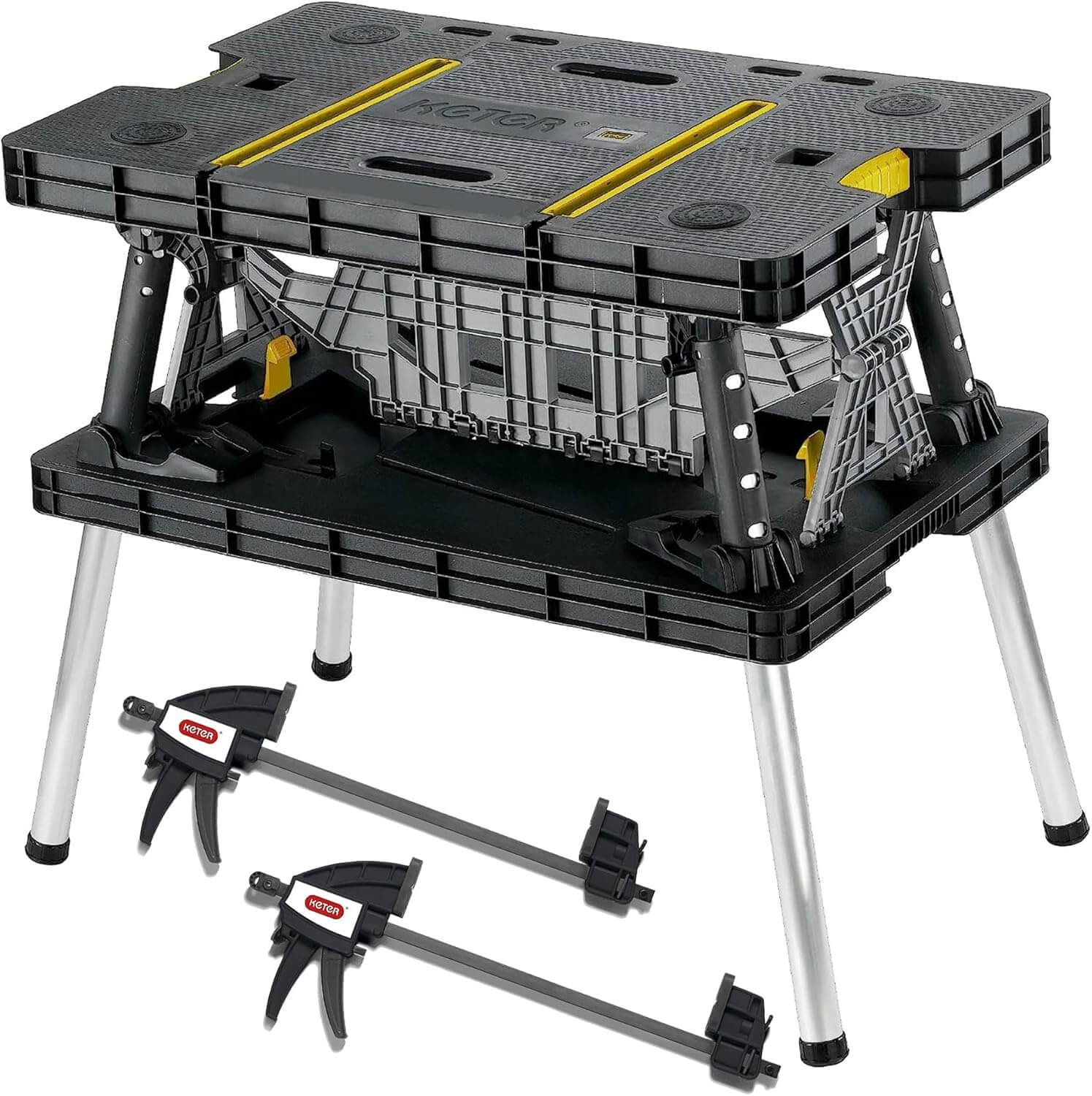Top 5 Best Table Saw Workbench Keter Folding Heavy Duty All Weather Portable Workbench