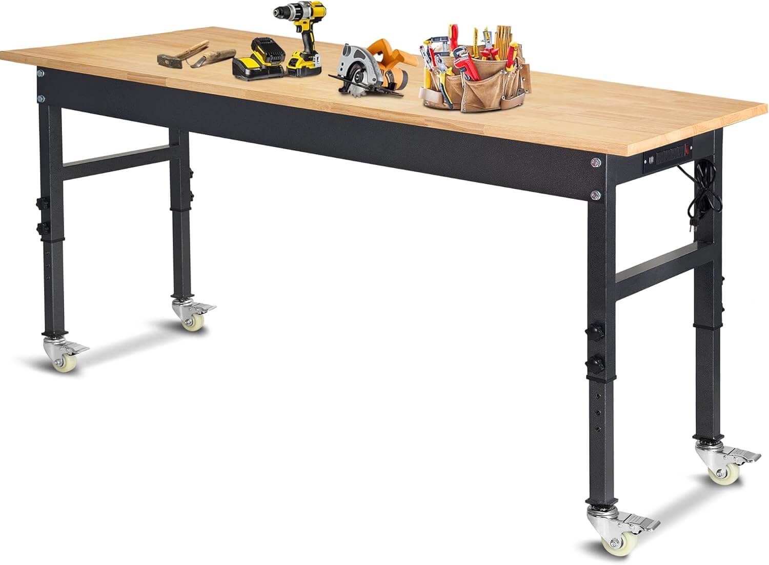 Top 5 Best Adjustable Height Workbench Polar Aurora 60 inch Adjustable Work Bench