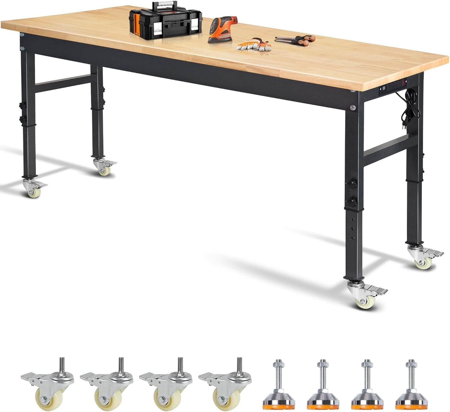 Top 5 Best Workbench for Woodworking Polar Aurora 70 Inch Adjustable Workbench