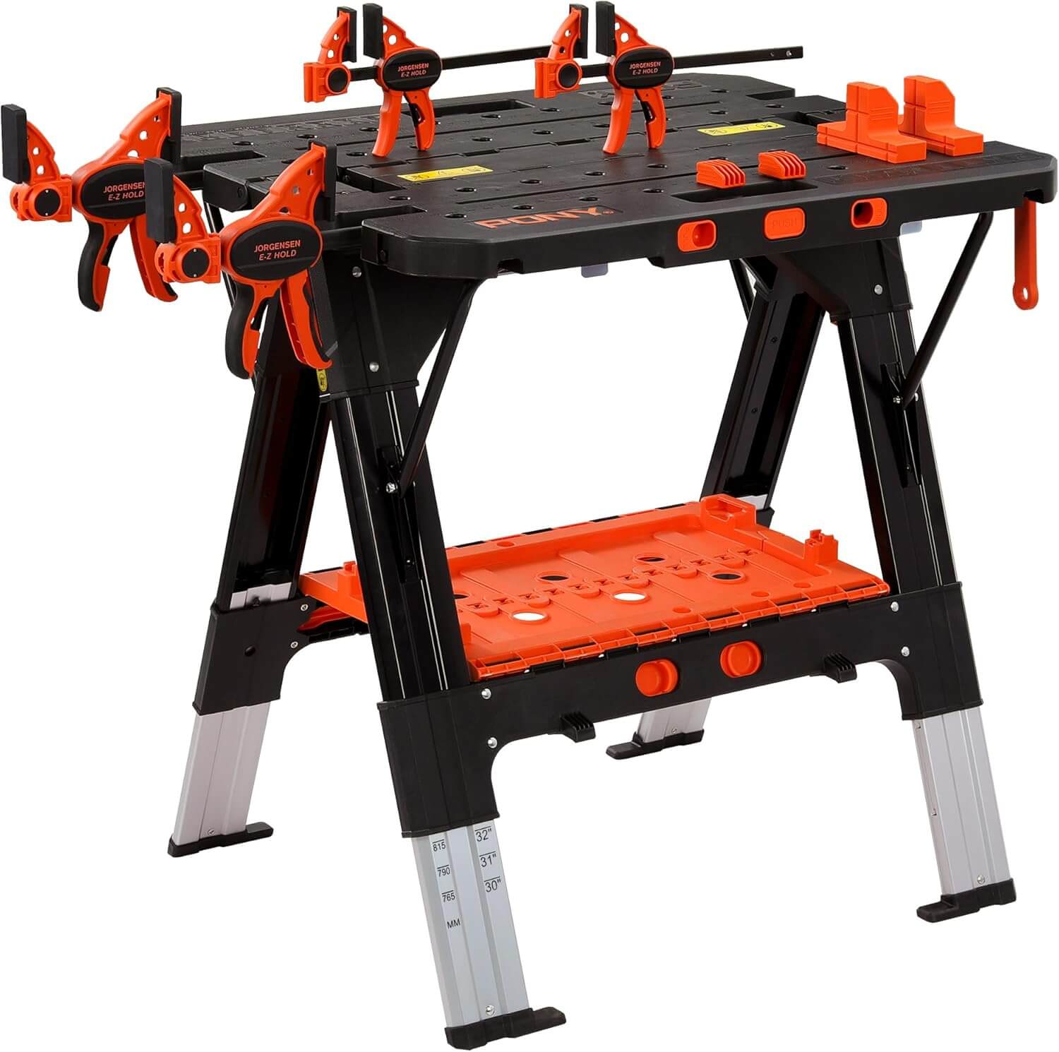 Top 5 Best 2 in 1 Workbench Pony Portable Folding Work Table 5