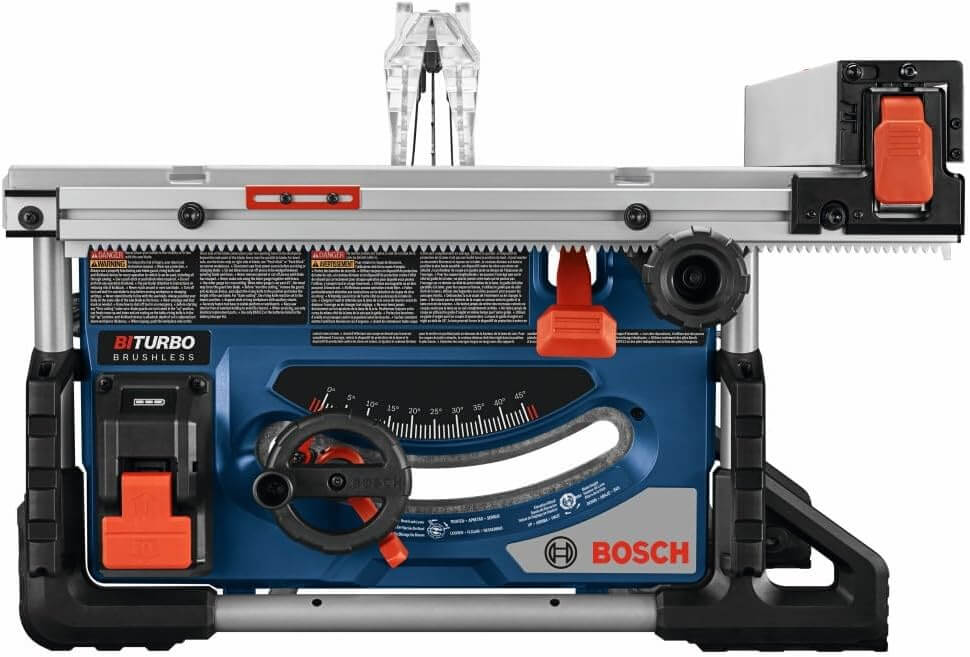 Top 5 Best 8-1/4 Inch Table Saw BOSCH GTS18V 08N Portable Table Saw 1