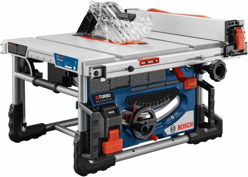 Top 5 Best Table Saws for DIY and Woodworking BOSCH GTS18V 08N Portable Table Saw