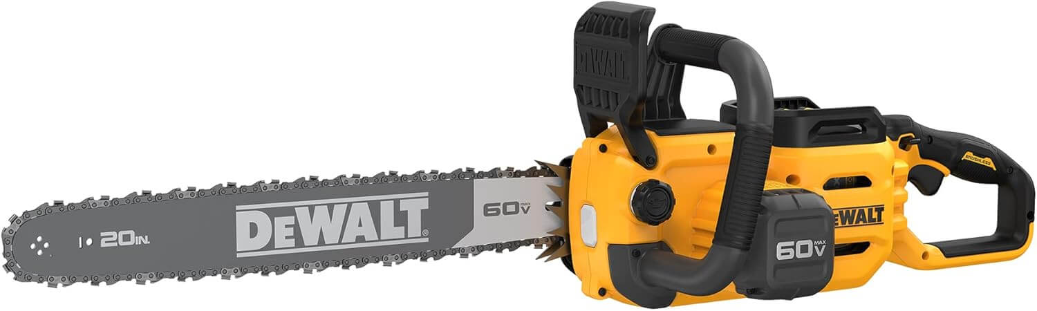 Top 5 Best Electric Chainsaws DEWALT DCCS677Y1 60V MAX Cordless Chainsaw Kit
