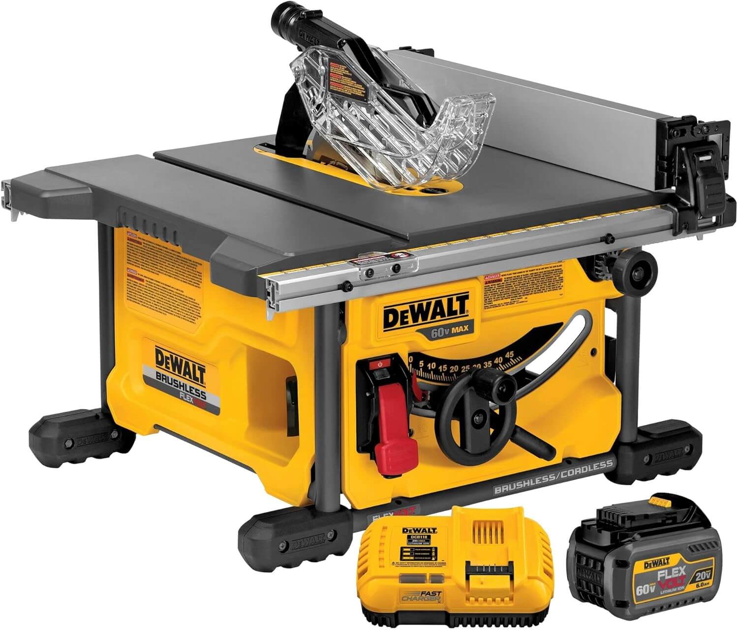 Top 5 Best Dewalt Table Saw DEWALT DCS7485T1 FLEXVOLT 60V MAX Table Saw 2