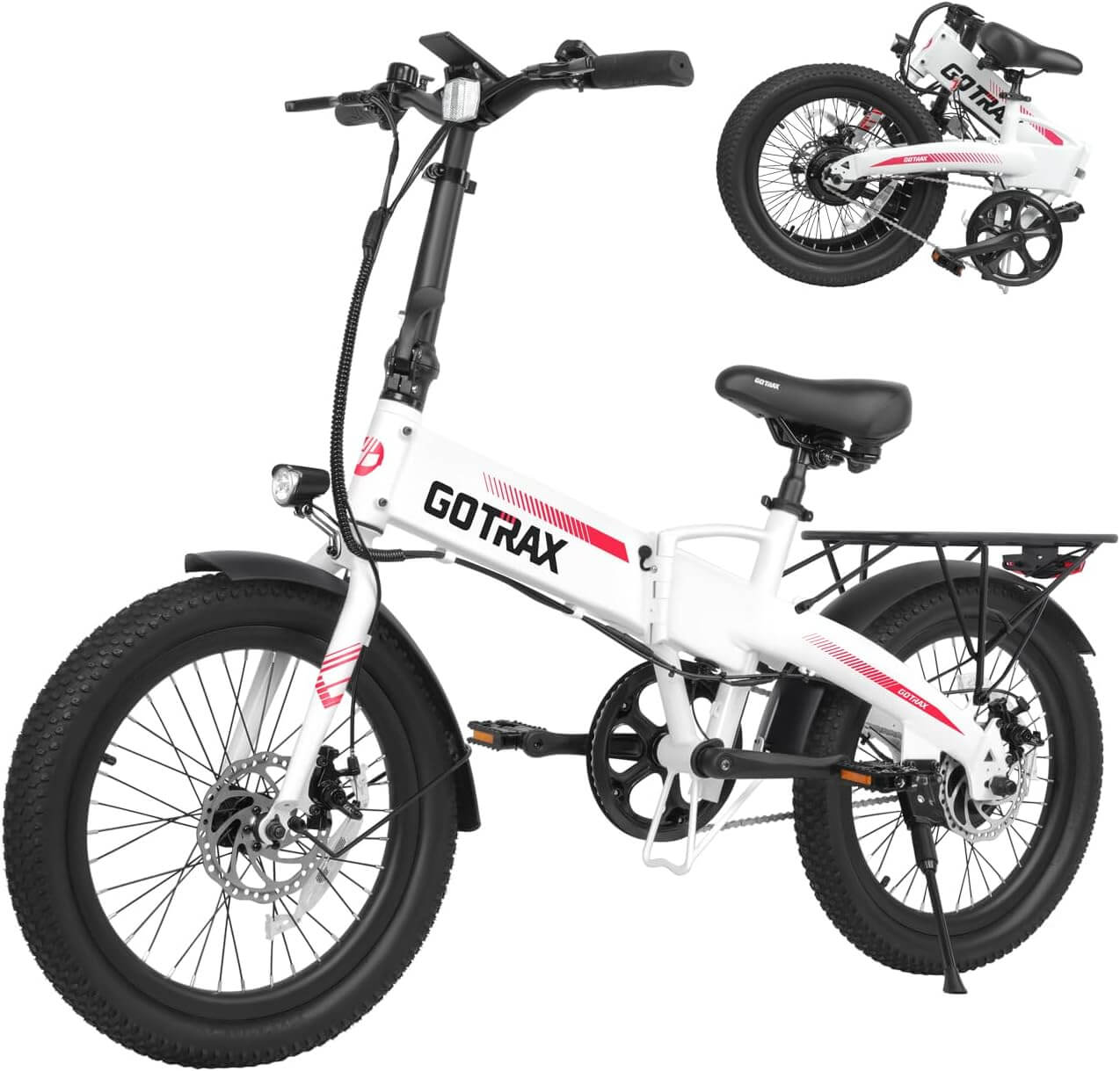 Top 5 Best Folding Electric Bike Gotrax 20 Inches Folding Electric Bike with 40Miles