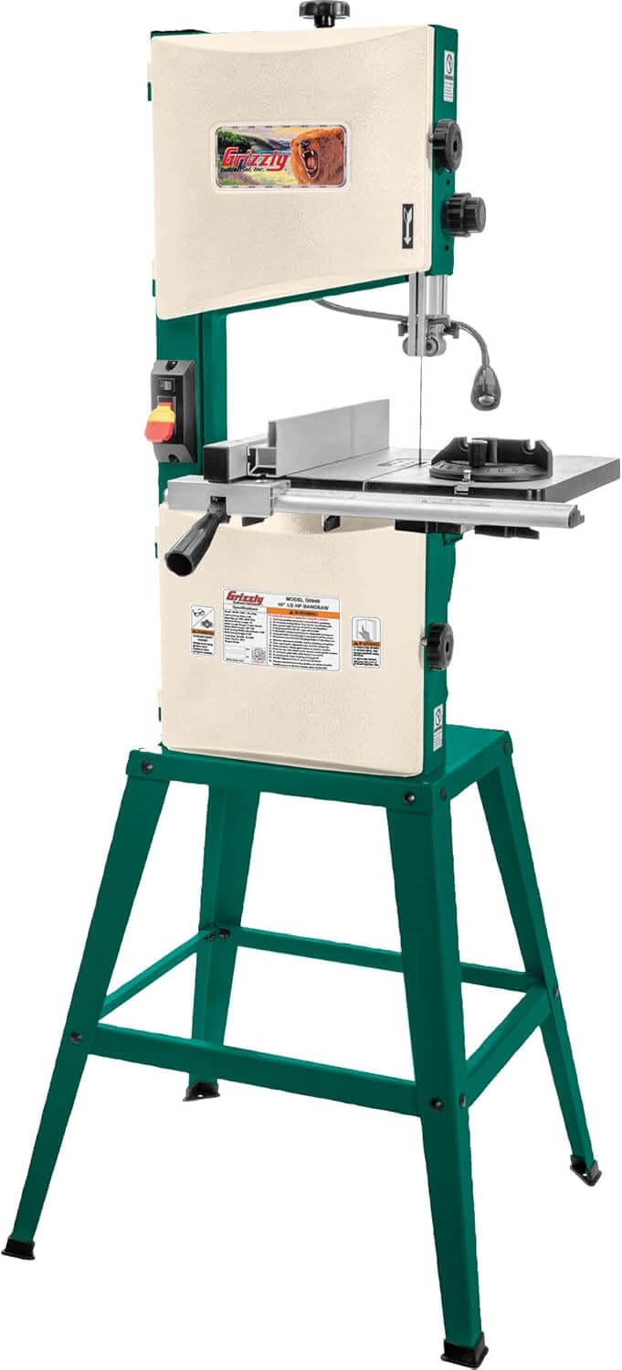 Top 5 Best Band Saws for Precise Lines and Smooth Curves Grizzly Industrial G0948 10 Inch Bandsaw 1
