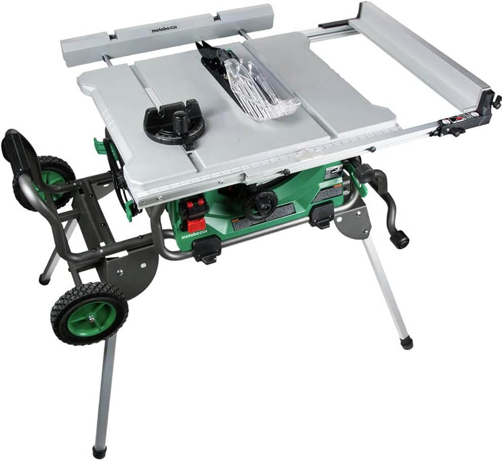 Top 5 Best Portable Table Saws Metabo HPT C10RJS Table Saw