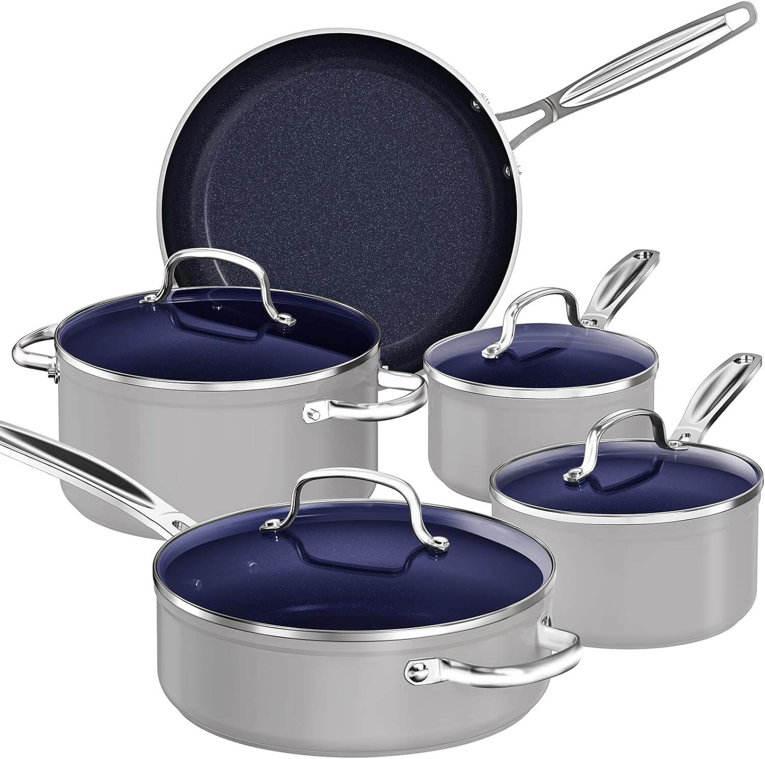 Nuwave 9pc Cookware Set Healthy Duralon Blue Ceramic Nonstick Coated Review Nuwave 9pc Cookware Set Healthy Duralon Blue Ceramic Nonstick Coated Review