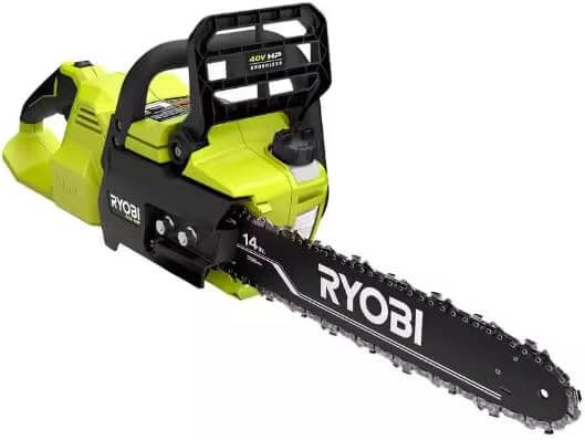 Top 5 Best Electric Chainsaws Ryobi RY405010 40 Volt HP Brushless