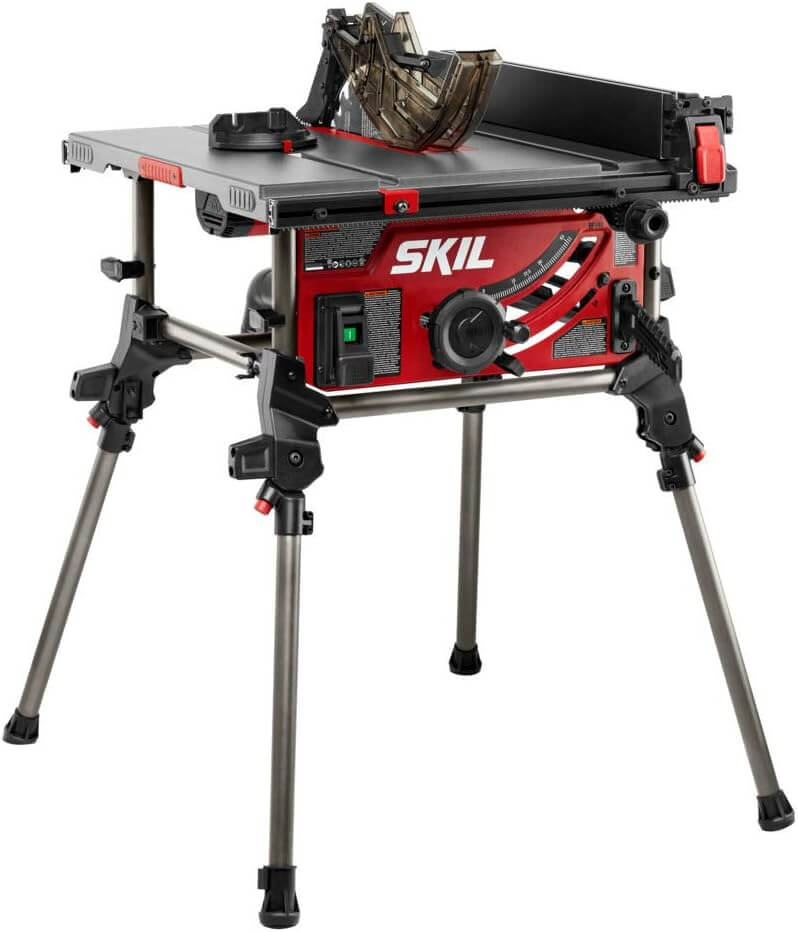Top 5 Best Portable Table Saws SKIL TS6307 00 15 Amp 10 Inch Portable Jobsite Table Saw 3