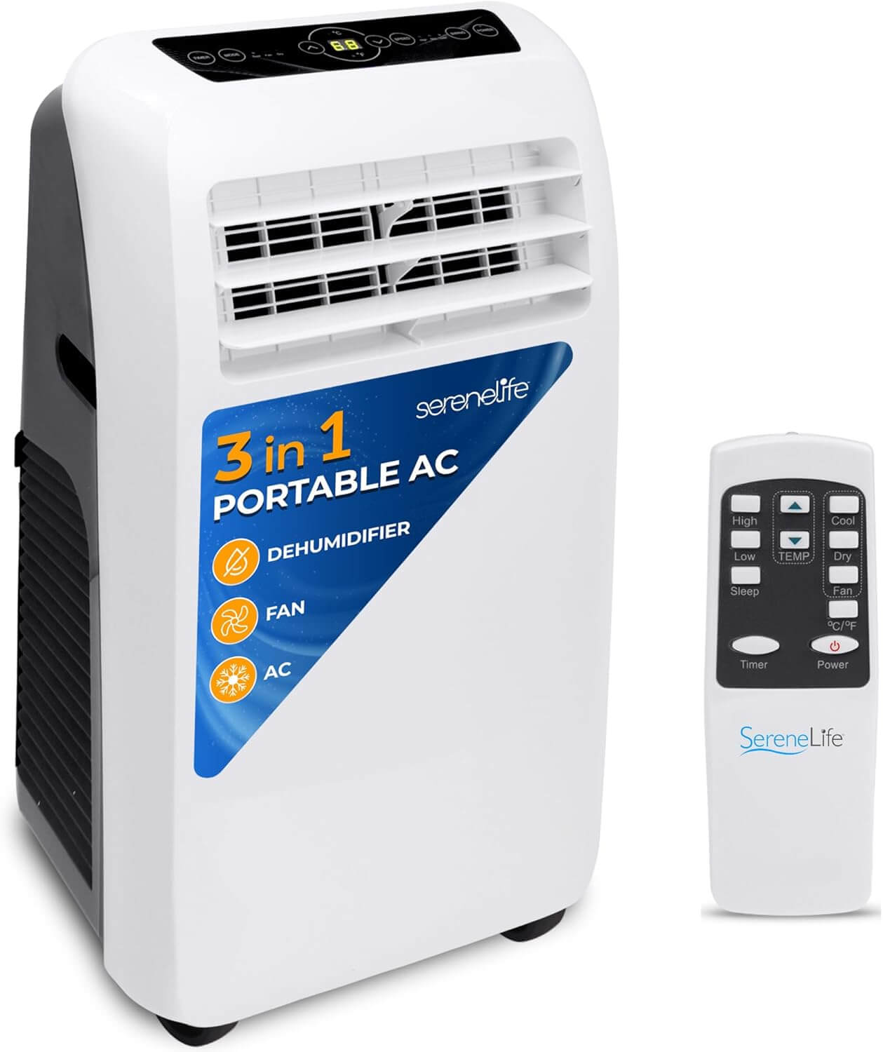 SereneLife Small Air Conditioner Portable 10000 BTU