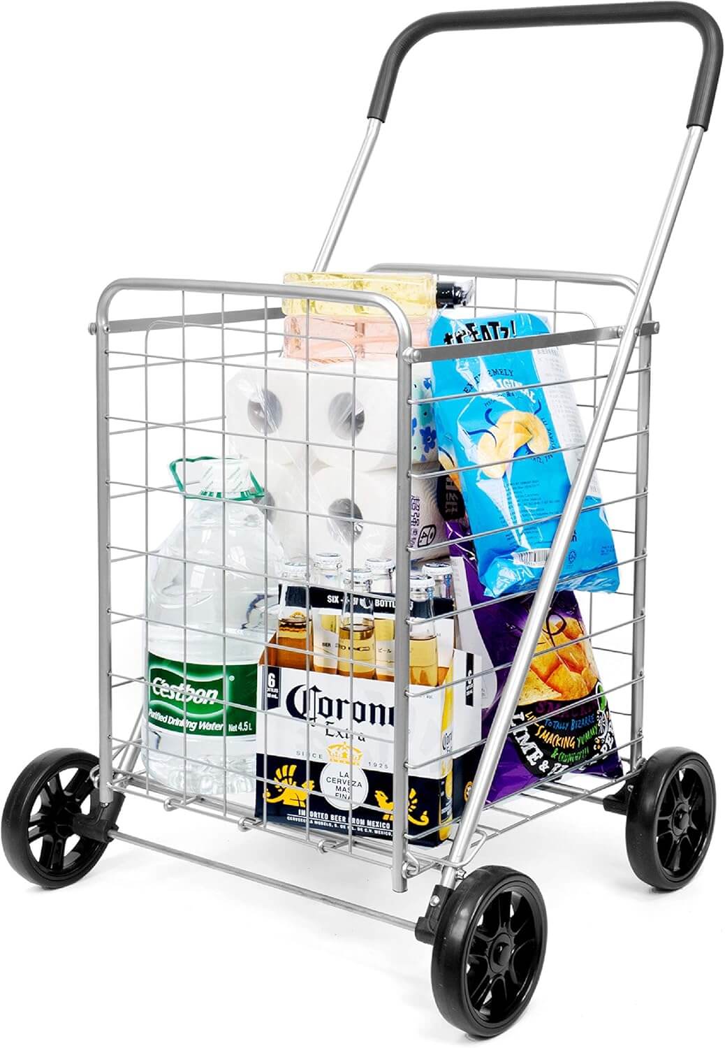 Top 5 Best Folding Shopping Cart Supenice Grocery Utility Shopping Cart