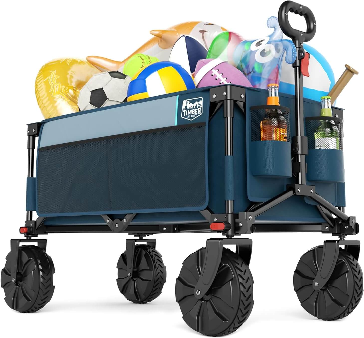 Top 5 Best Folding Shopping Cart TIMBER RIDGE Outdoor Collapsible Wagon Utility Folding Cart