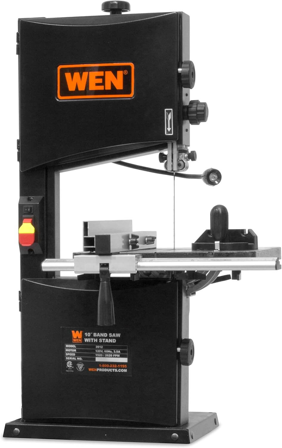 Top 5 Best 10-Inch Bandsaw WEN BA3962 Band Saw with Stand