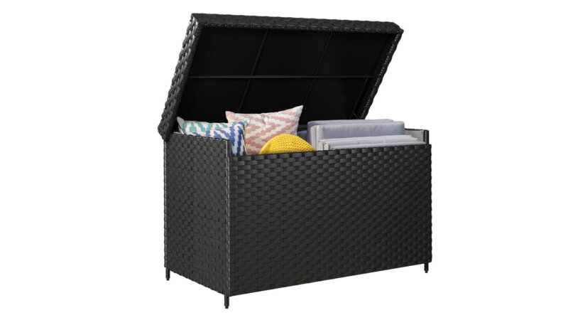 YITAHOME 230 Gallon Wicker Deck Box Review
