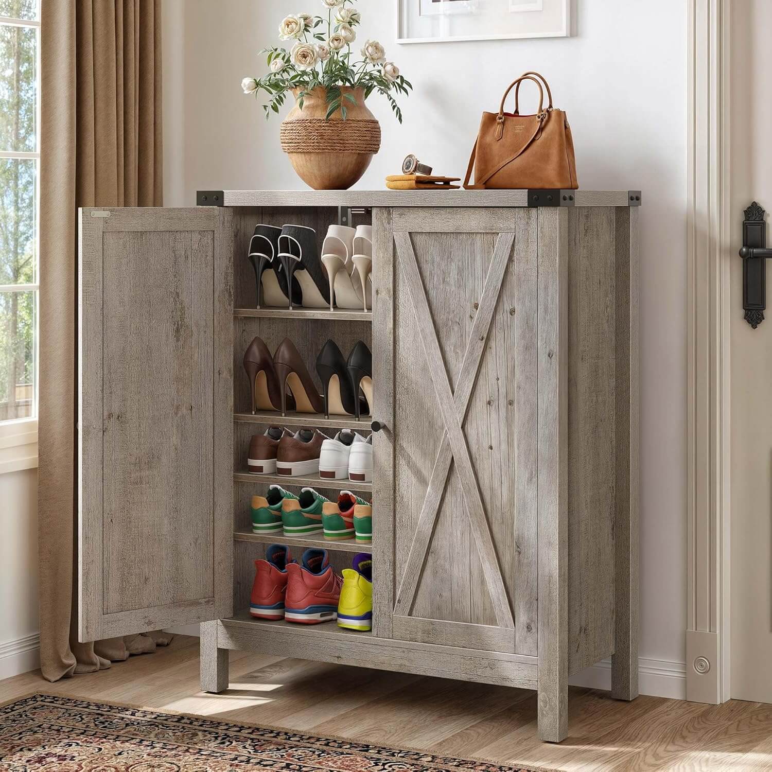 YITAHOME Shoe Cabinet with Doors