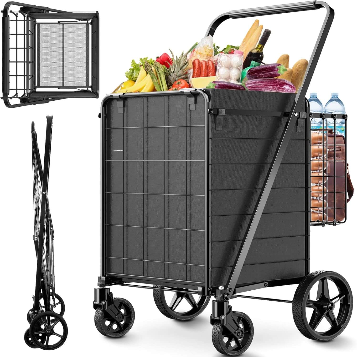Top 5 Best Folding Shopping Cart Zogola Folding Shopping Cart for Groceries