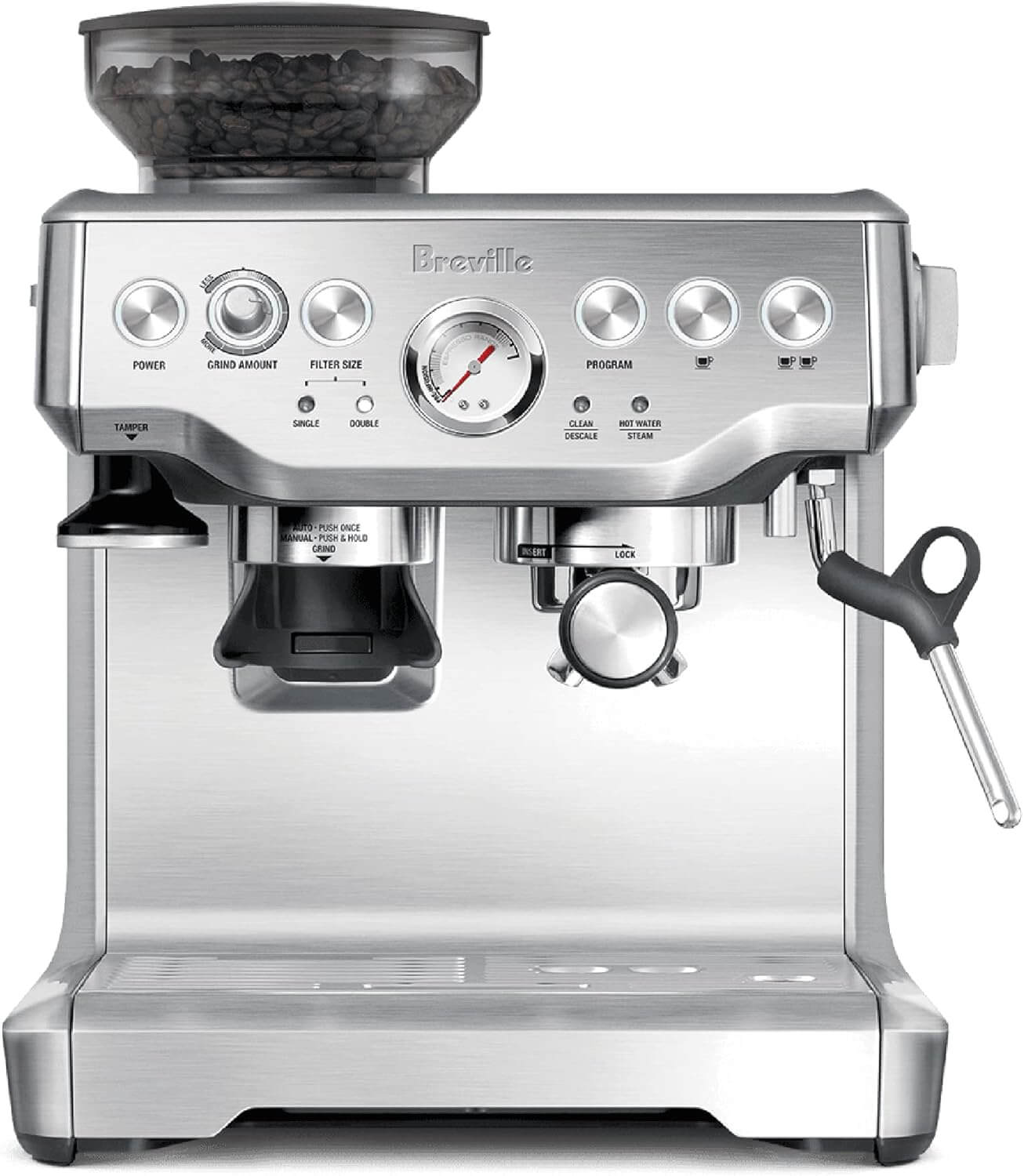 Top 5 Best Coffee Maker With Grinder Breville BES870XL Espresso Machine