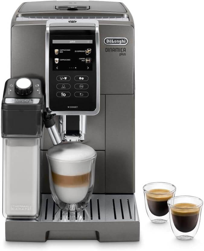 Top 5 Best Coffee Maker With Grinder DeLonghi Dinamica Plus Connected Espresso Coffee Machine