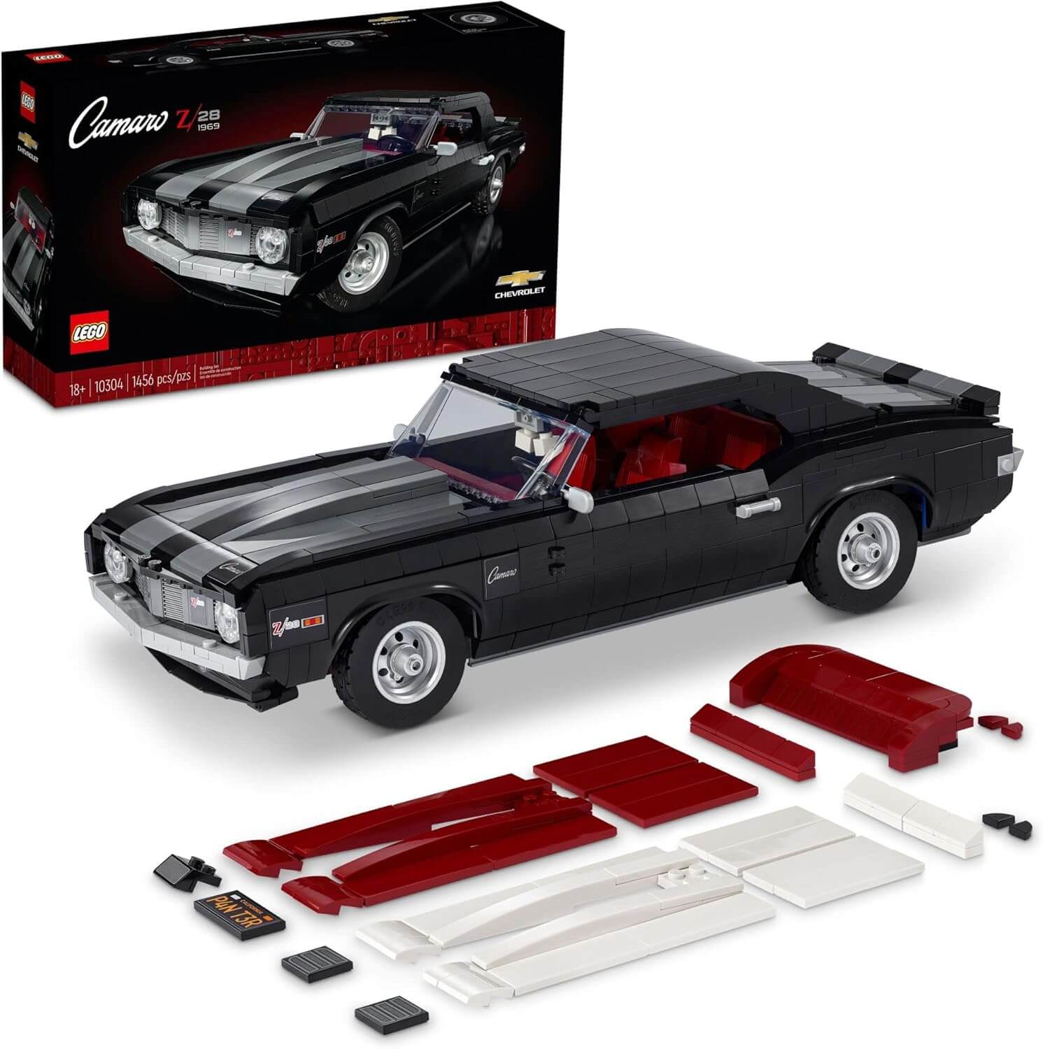 Top 5 Best Model Car Kits LEGO Icons Chevrolet Camaro Z28 10304