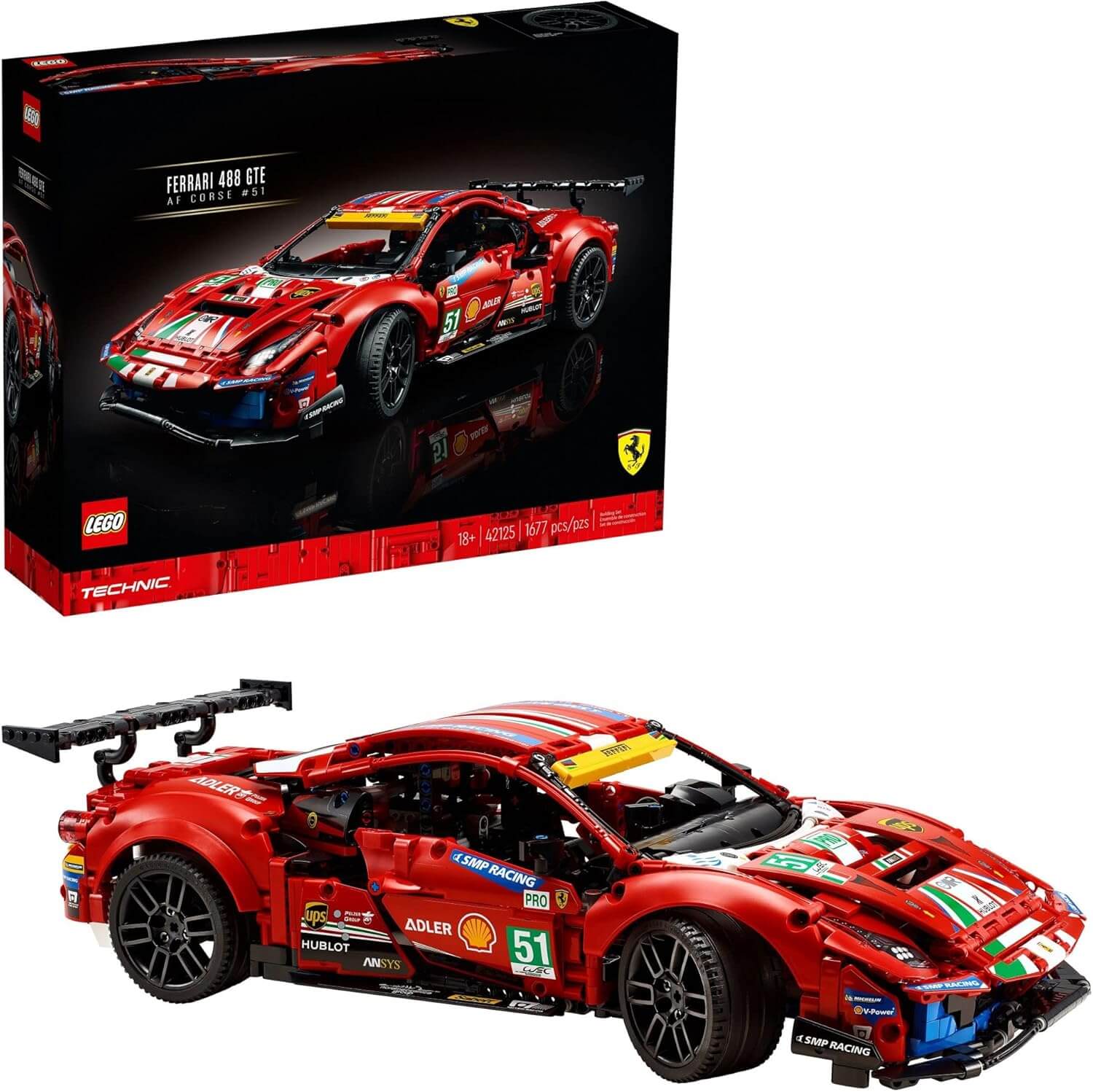 Top 5 Best Model Car Kits LEGO Technic Ferrari 488 GTE