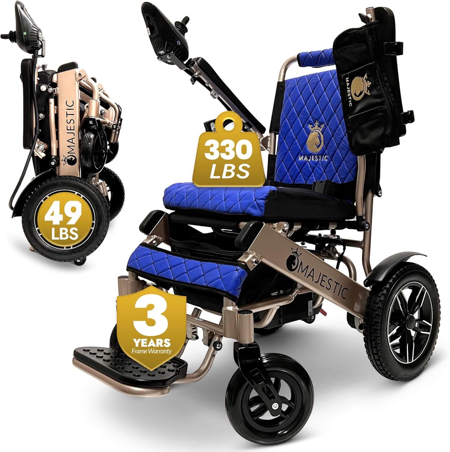 Top 5 Best Lightweight Transport Wheelchair Majestic Electric Wheelchairs for Adults