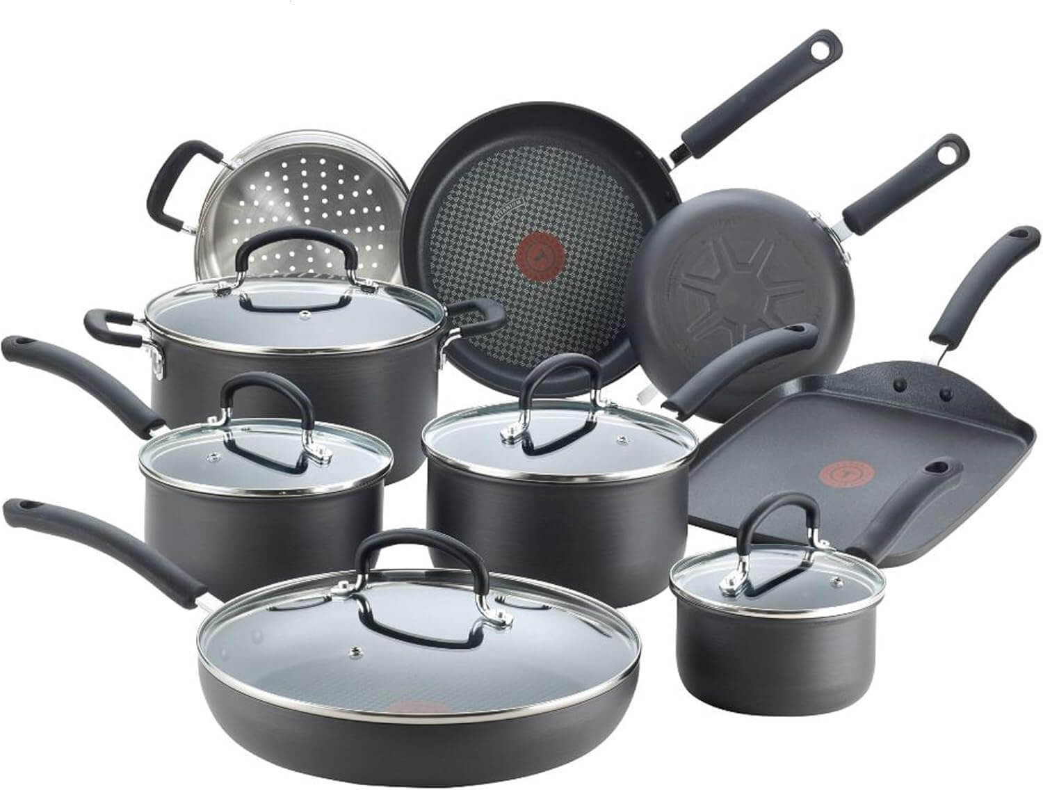 T fal Ultimate Hard Anodized Nonstick Cookware Set