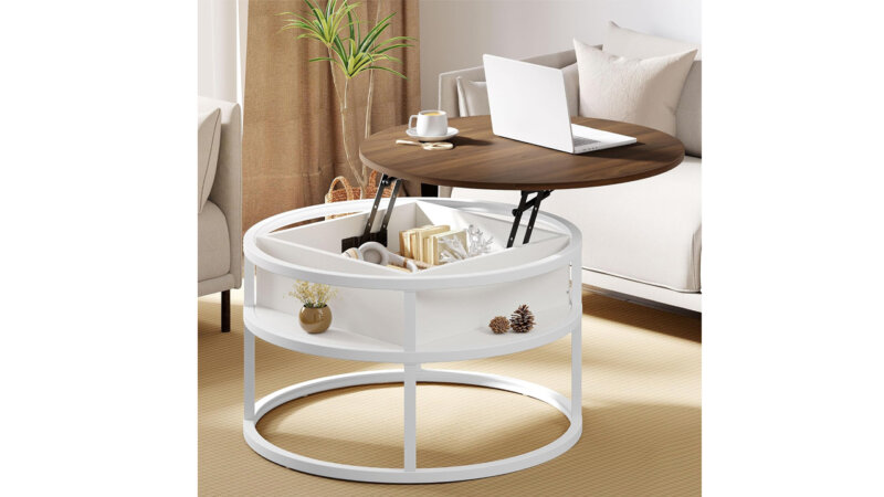 YITAHOME Round Lift Top Coffee Table