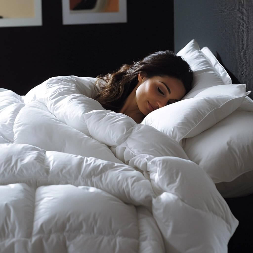 CW White Goose Down Comforter Twin Size