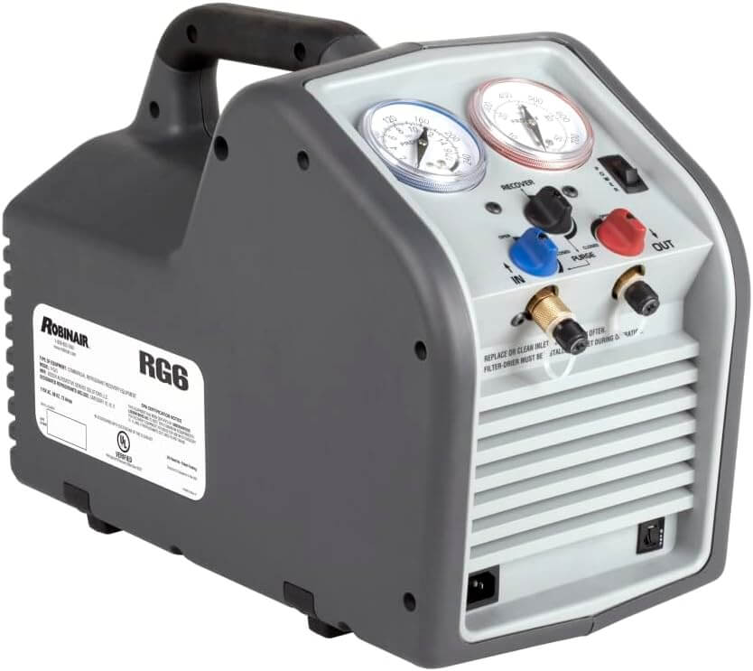 Robinair RG6 Refrigerant Recovery Machine