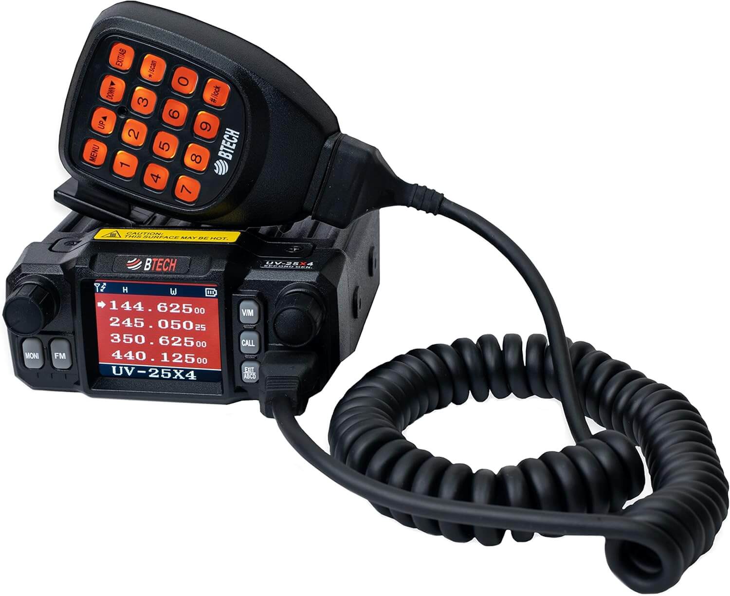 BTECH Mini UV 25X4 25 Watt Tri Band Mobile Radio