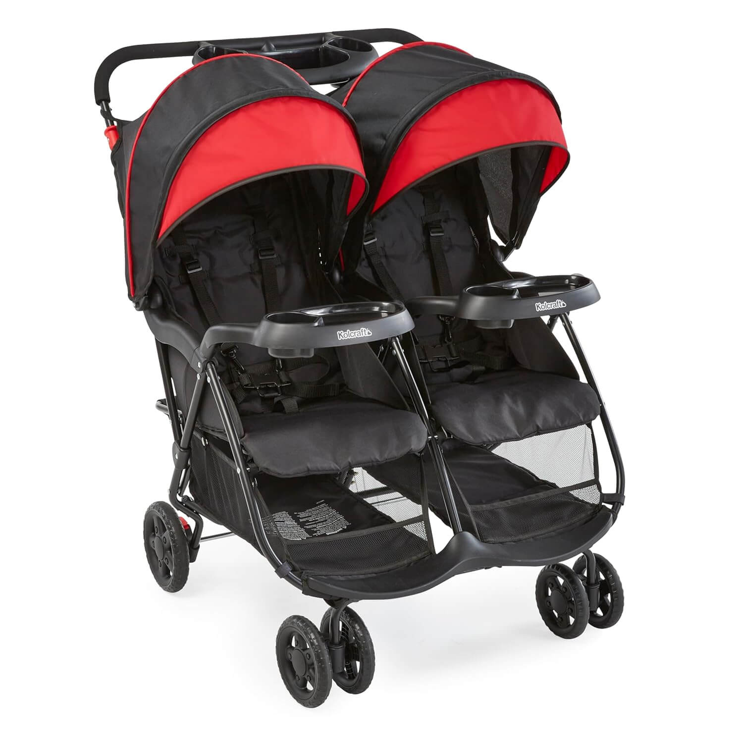 Kolcraft Cloud Lightweight and Compact Double Umbrella Stroller