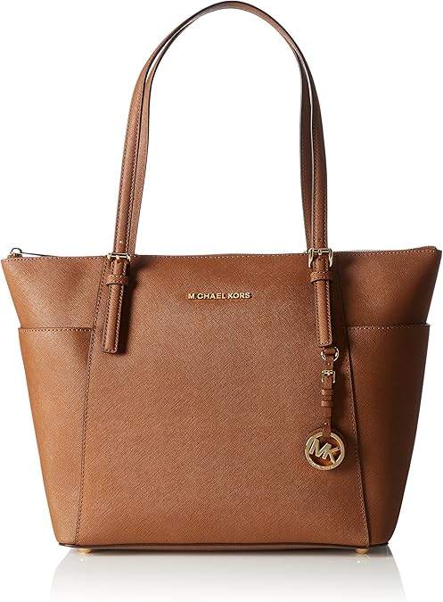 Michael Kors Womens Jet Set Large Top Zip Saffiano