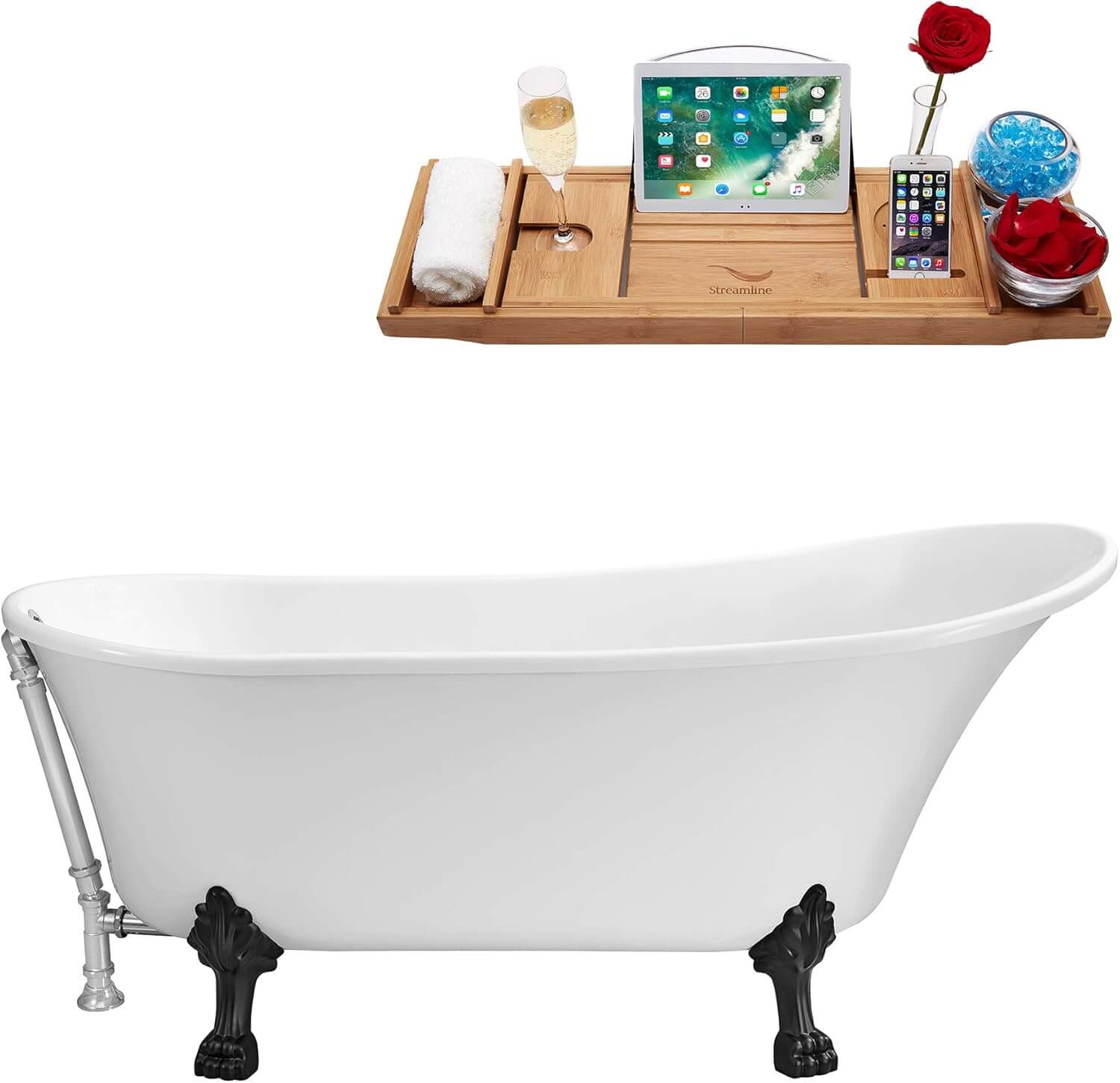 Streamline Clawfoot Soaking 67″ N340BL CH