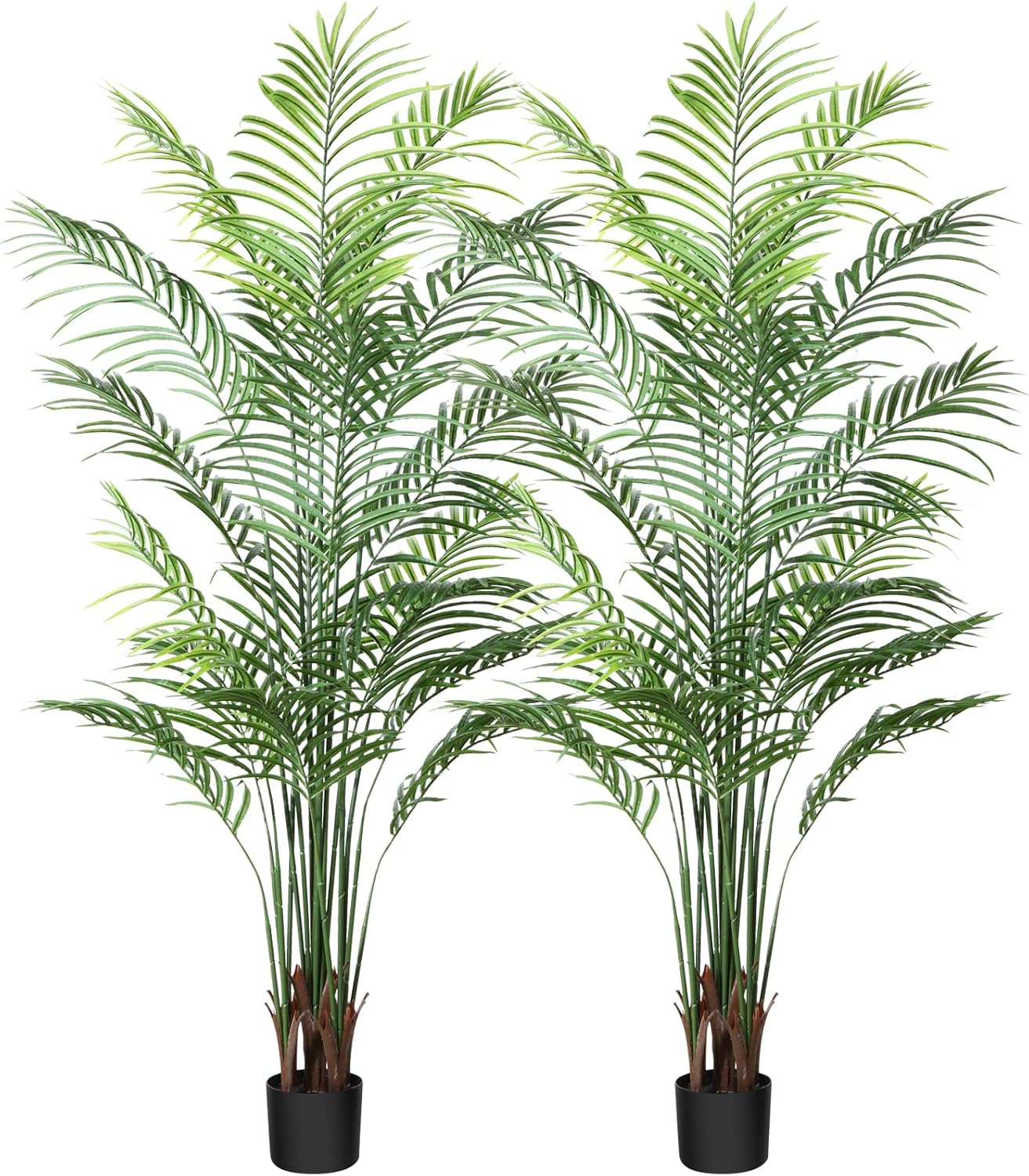 Top 5 Best Artificial Palm Tree CROSOFMI Artificial Areca Palm Plant 6 Feet