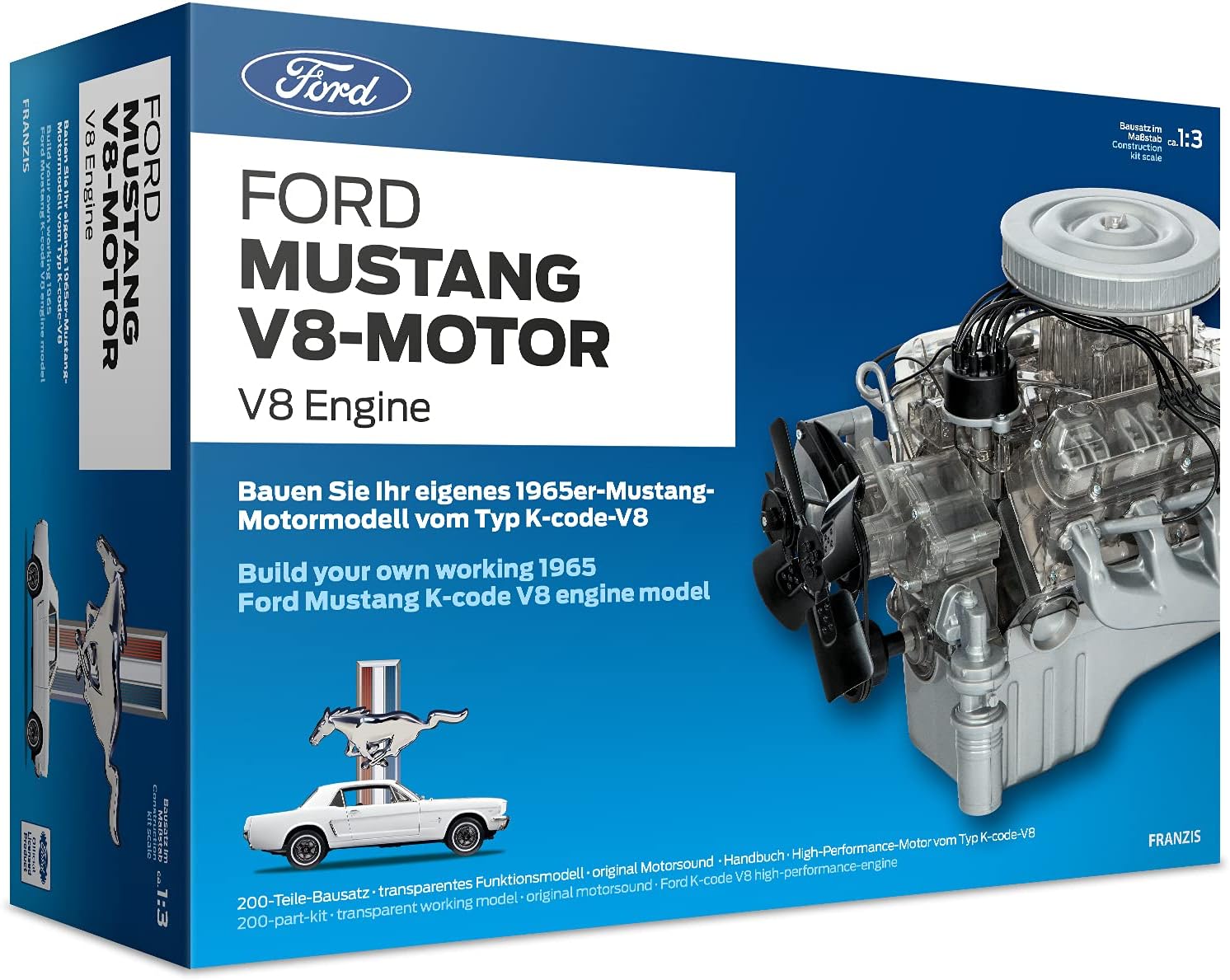 Top 5 Best Model Engine Kits Ford 1965 Mustang V8 Engine Model Kit