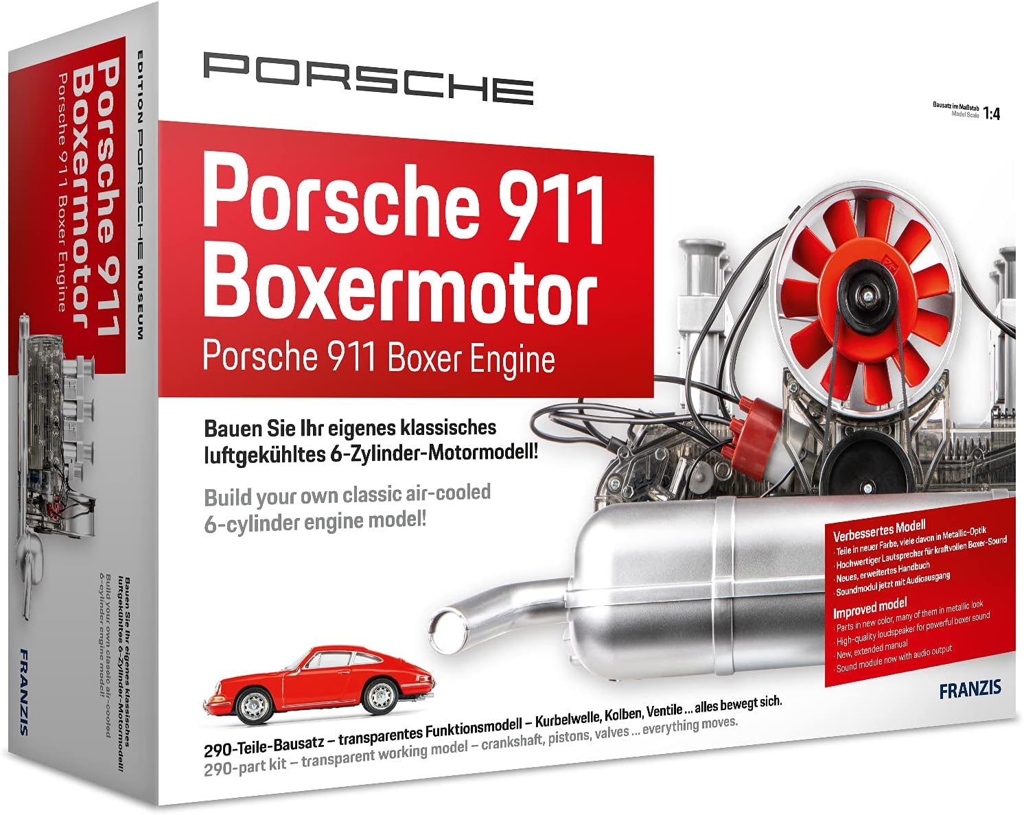 Top 5 Best Model Engine Kits Franzis Porsche 911 Boxer Engine Model Kit