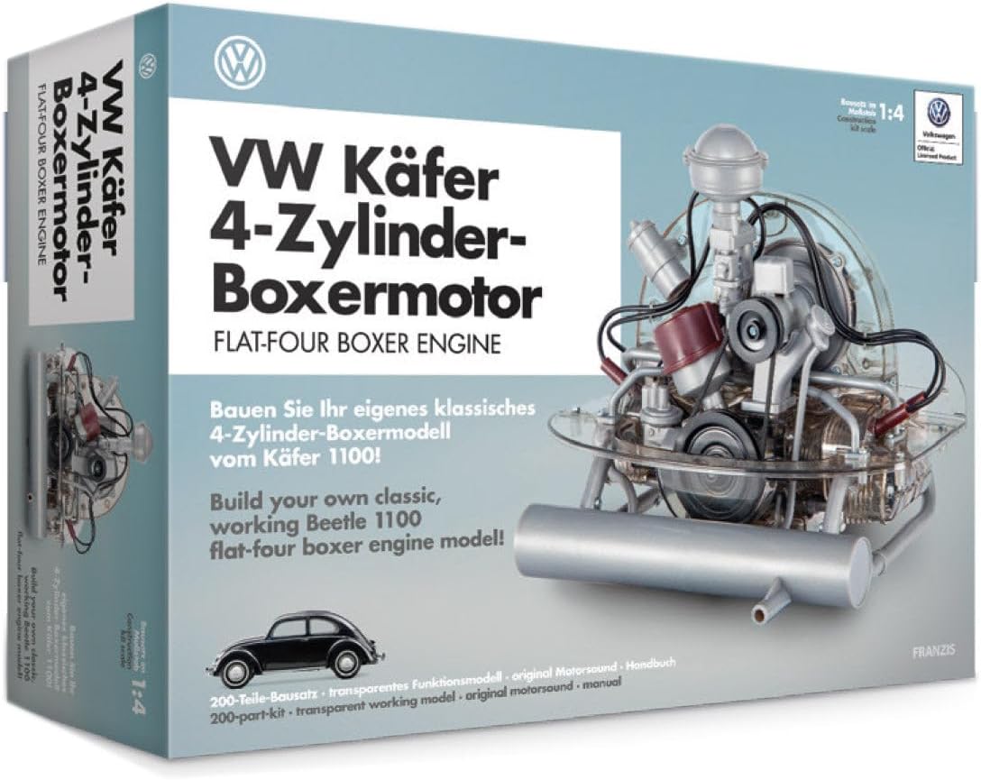 Top 5 Best Model Engine Kits Franzis VW Beetle Flat Four Engine Model Kit