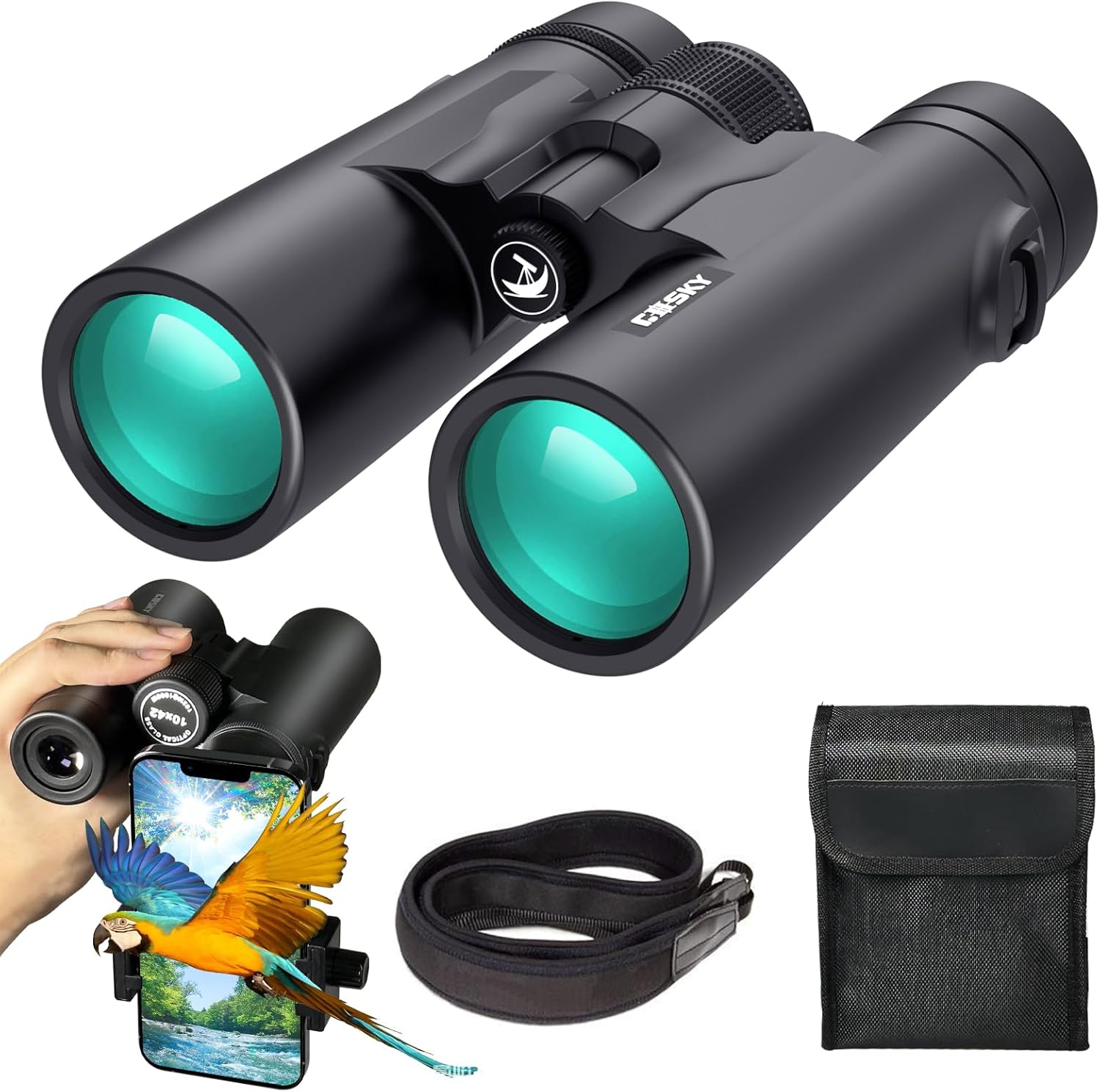 Gosky 10×42 Roof Prism Binoculars