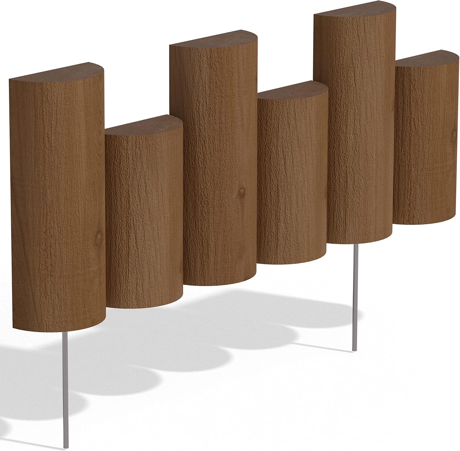 Greenes Fence Half Log Lawn Edging