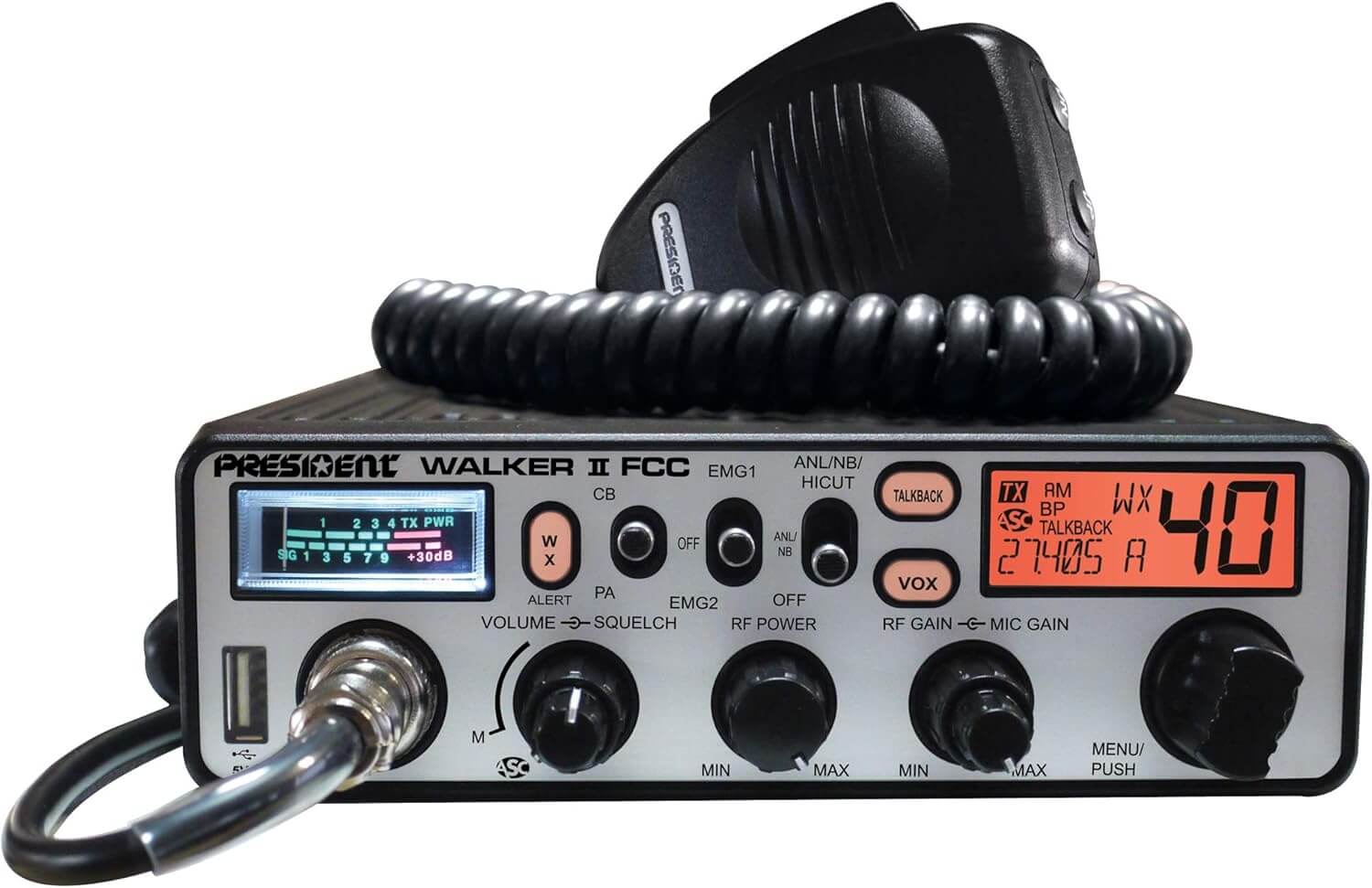 President Electronics Walker II CB Radio