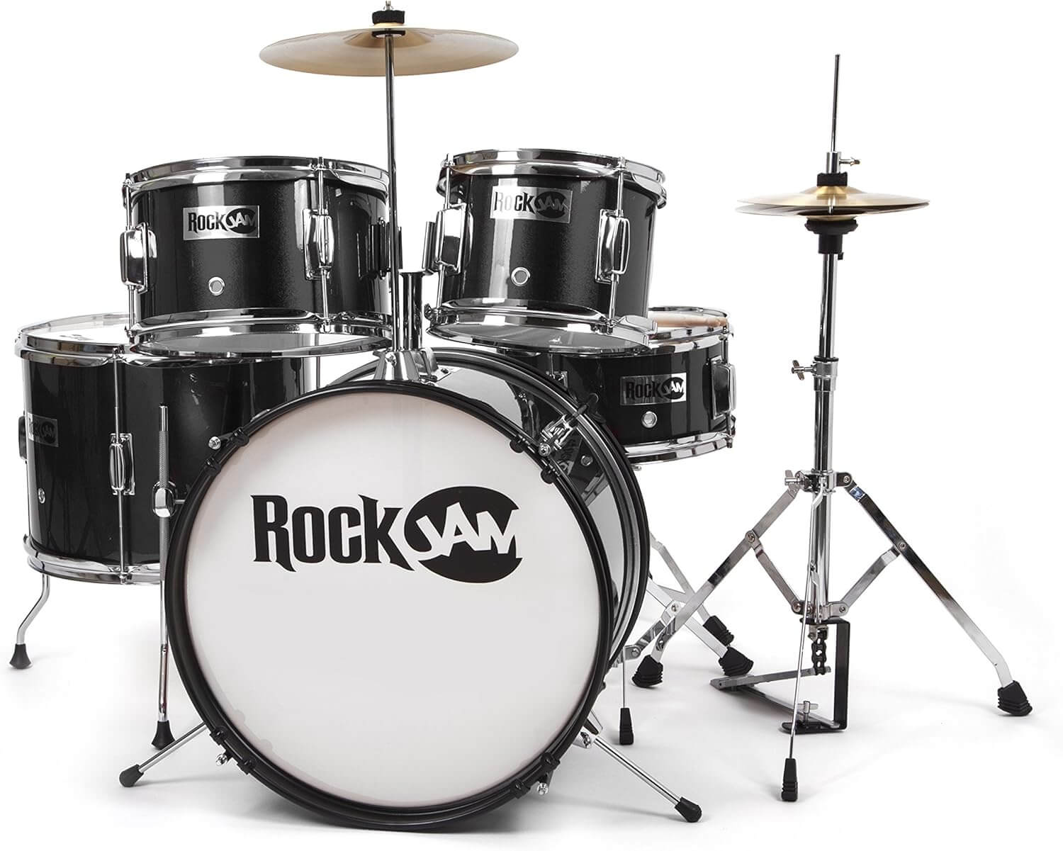 RockJam 3 Piece Junior Drum Set
