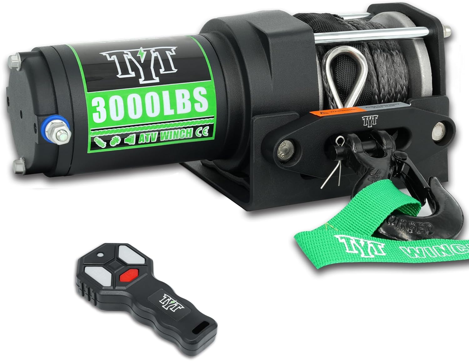 TYT 12V 4500 lbs Electric Winch ATV UTV