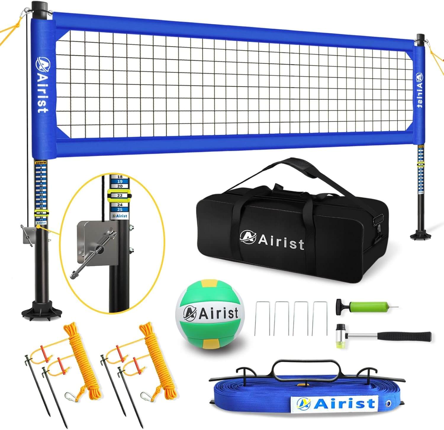 Top 5 Best Volleyball Nets Airist Heavy Duty Volleyball Net Outdoor